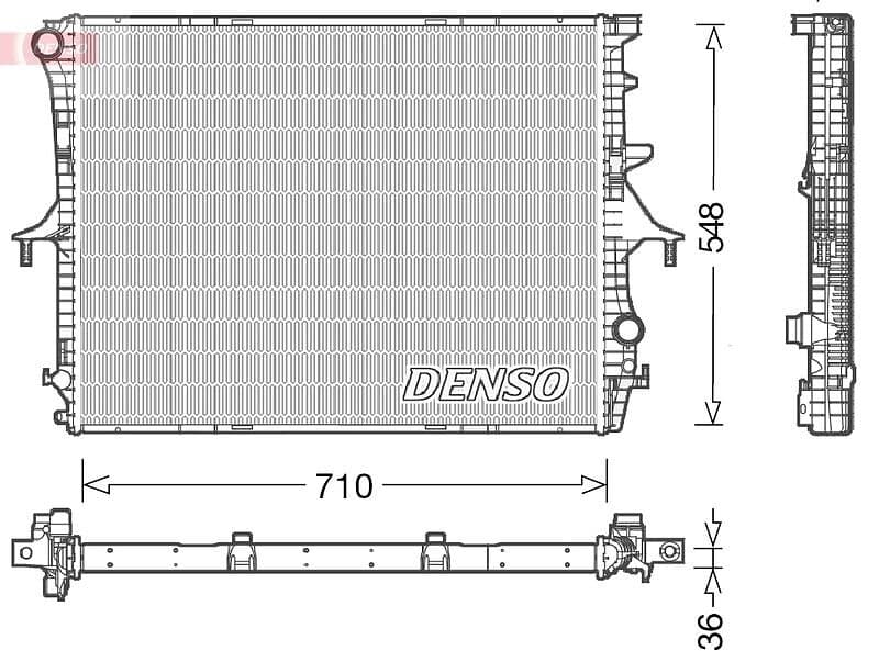 Denso Kylare, motorkylning DRM02026