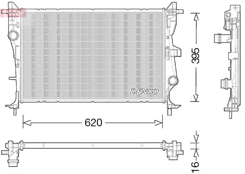 Denso Kylare, motorkylning DRM06038