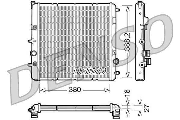 Denso Kylare, motorkylning DRM07003