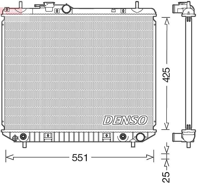 Denso Kylare, motorkylning DRM35005