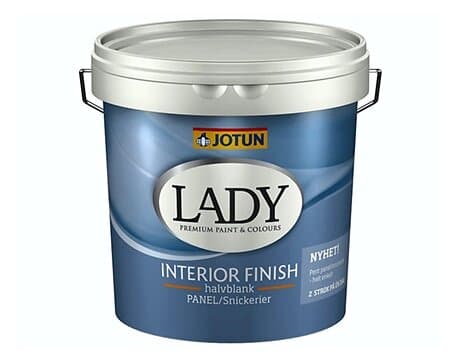 Jotun Panelmaling Lady Interior Finish 10 hvit 2,7l