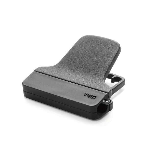 Vipp 267 klämma med magnet 2-pack Black