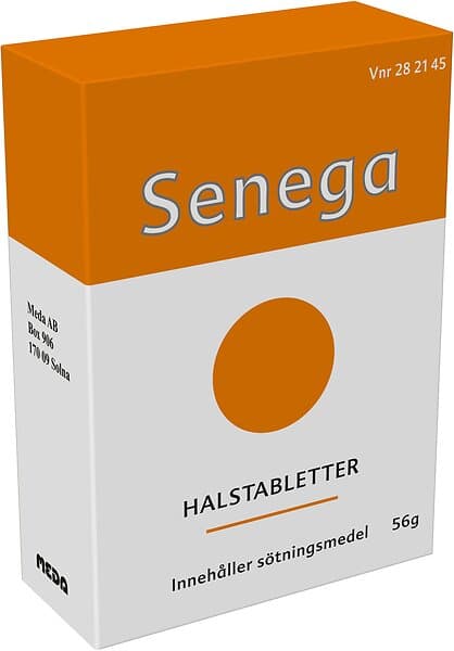 Senega Halstabletter 40 st