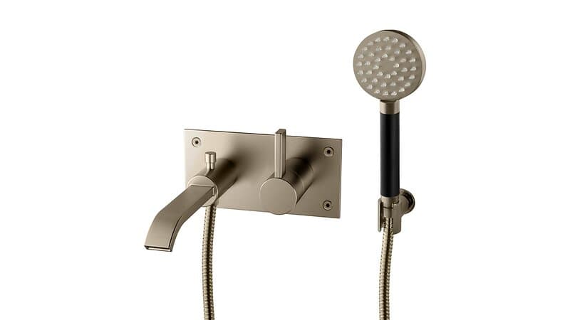 Tapwell Badkarsblandare ARM036 (Borstad Nickel)