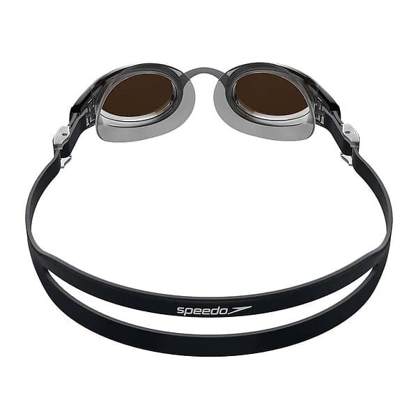 Speedo Mariner Pro Mirror Swimming Goggles Svart,Guld