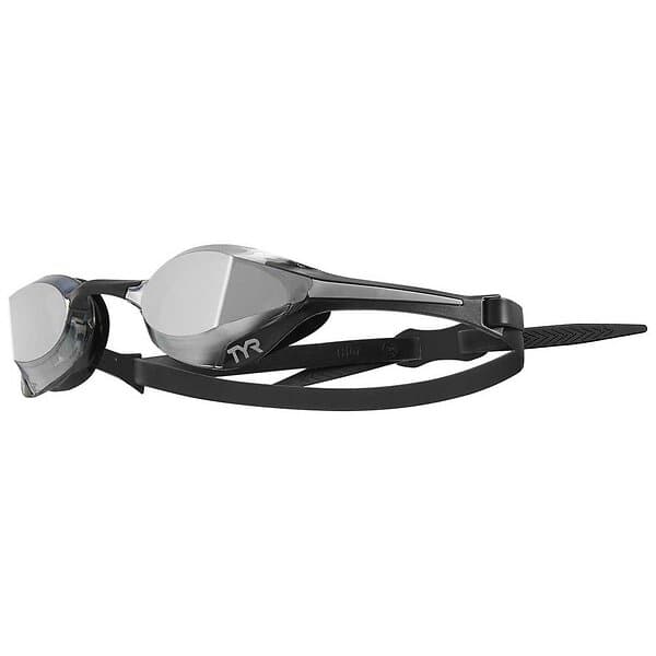TYR Tracer X Elite Race Mirror Swimming Goggles Svart