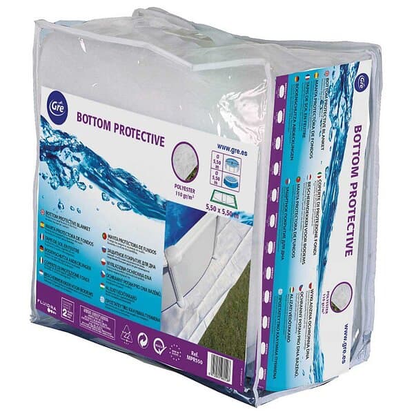 Gre Bottom Protective Blanket Vit 400 x 400 cm