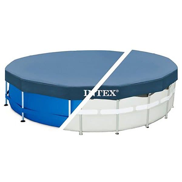 Intex Round Pool Cover Silver 457 cm