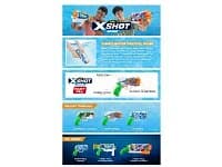 X-Shot Water Fast-Fill Skins Nano Water Blaster by ZURU