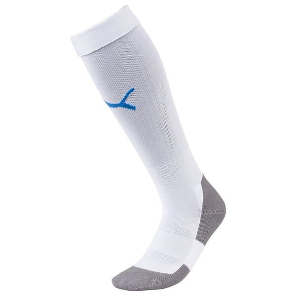 Puma Fotbollsstrumpor teamLIGA Core Vit/Blå adult 703441 12