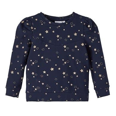 name it Sweatshirt Nmfrivas mörk safir