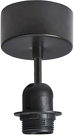 PRhome Bacup Takkopp 12 cm Svart