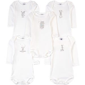 Petit Bateau 5-Pack Baby Body