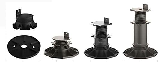 ECO EUROTEC Terrassfot Justerbar L 65-130Mm