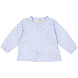 MarMar Copenhagen Totoro Prickig Blus Blue Mist/Red Currant 6 months / 68 cm