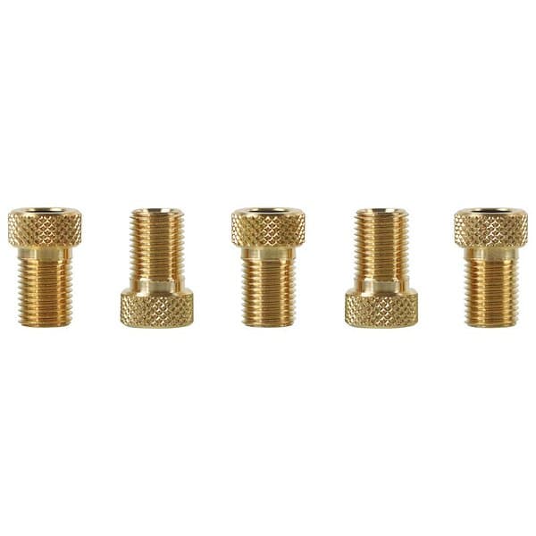 Valve Effetto Mariposa Presta/schrader Adapters 5 Units Guld