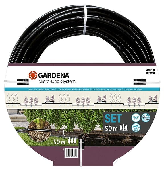 Gardena Micro-Drip-Irrigation Hedge/Bush Set (50 m)