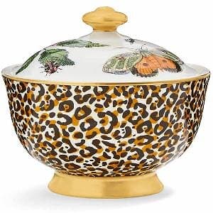 Spode Creatures of Curiosity Sockerskål med lock 20 cl Leopard