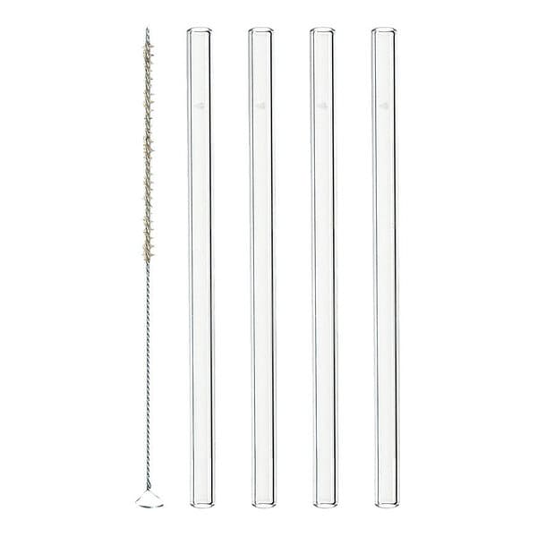 Leonardo Ciao Sugrör Glas 4-pack Borste