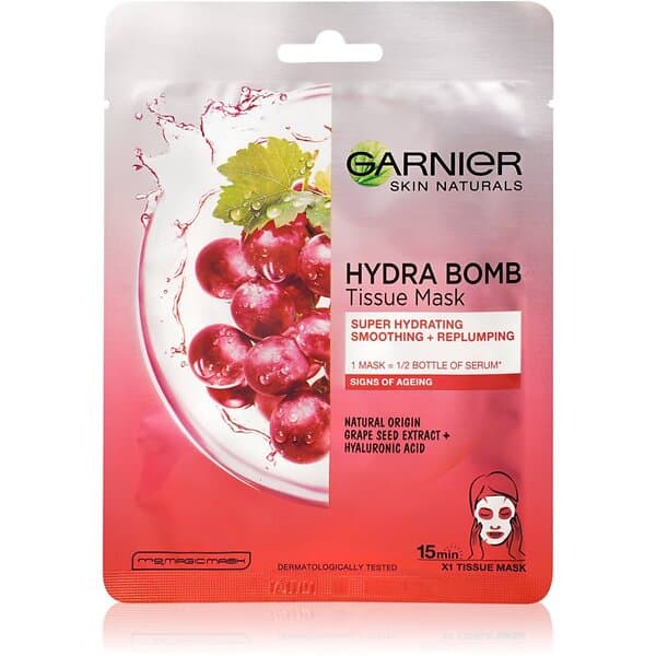 Garnier Skin Naturals Hydra Bomb Mjukgörande Arkmask 28g