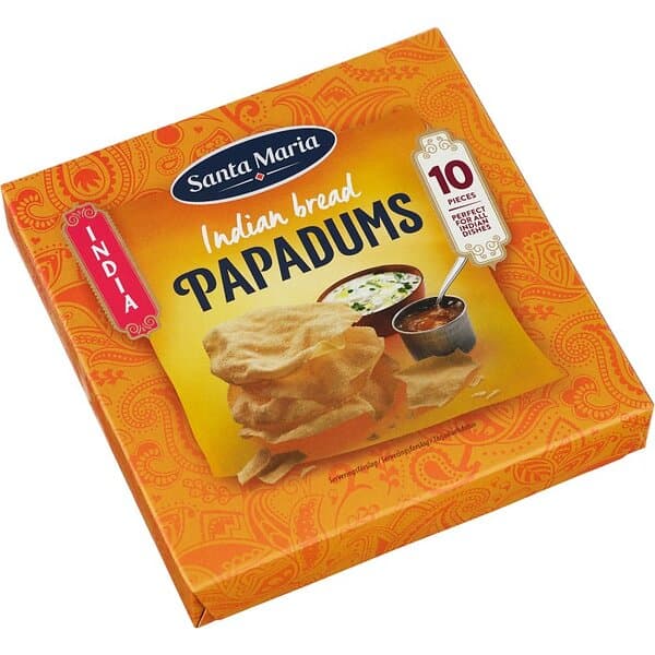 Santa Maria Papadums 110g