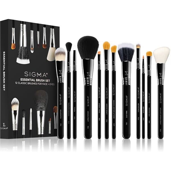 Sigma Beauty Essential Brush Set av borstar female