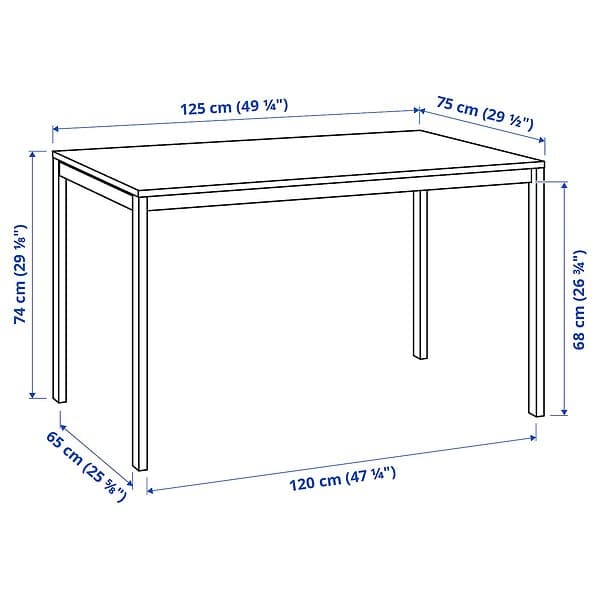 IKEA Melltorp/Teodores (inkl. 4st Stolar)