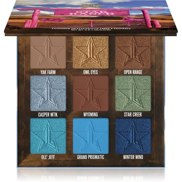 Jeffree Star Cosmetics Ranch Mini Palett för ögonskugga 9x1,5g female