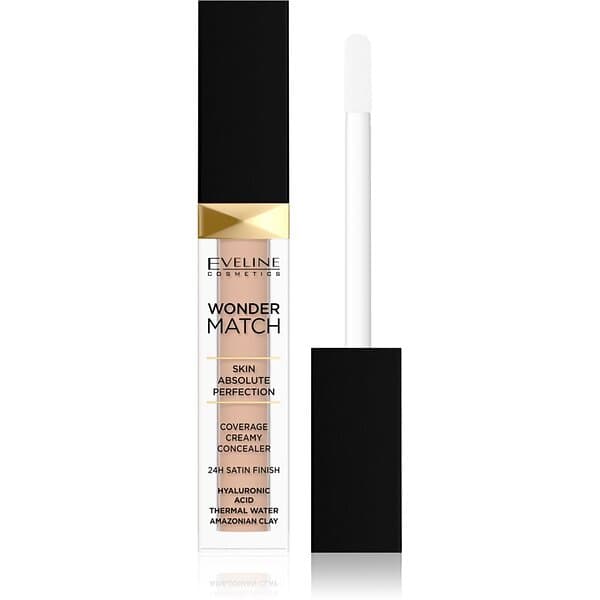 Eveline Cosmetics Wonder Match Krämig kamoflagconcealer 24 tim Skugga 15 Natural Warm 7ml female