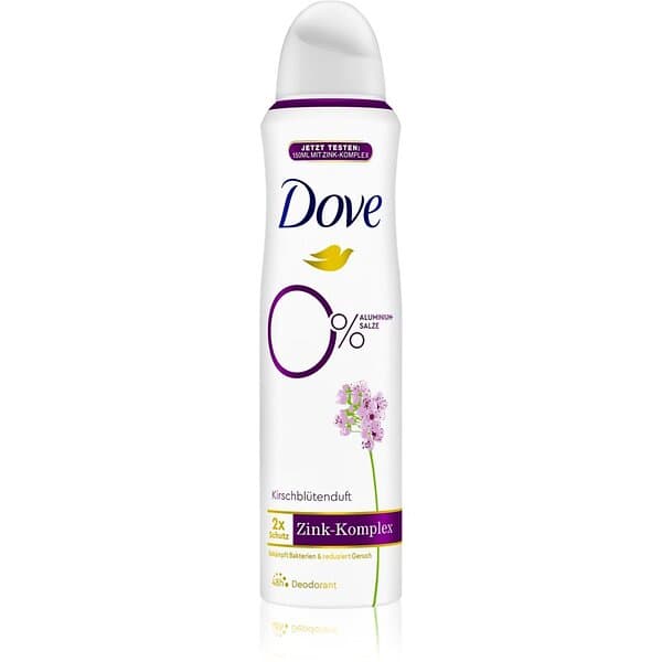Dove Zinc Complex Uppfriskande deodorant Med 48 timmars effektivitet Cherry Blossom 150ml female