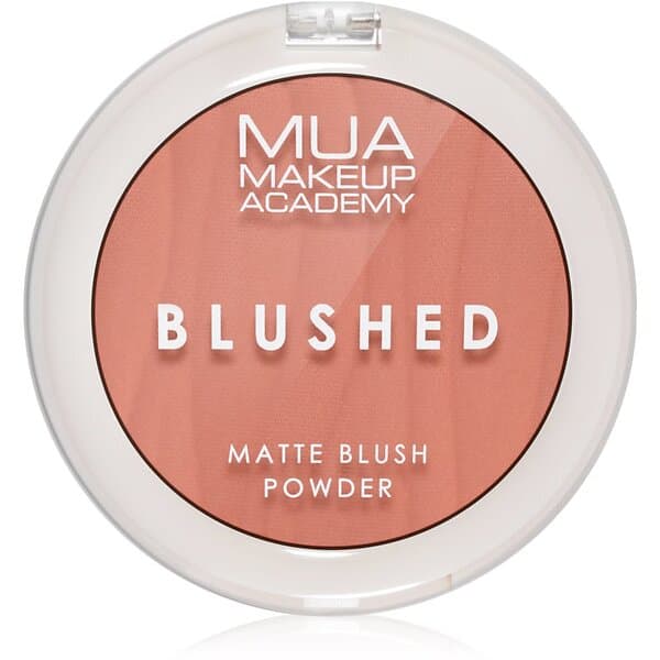 MUA Makeup Academy Blushed Powder Blusher Puderborste Skugga Rose Tea 5g female