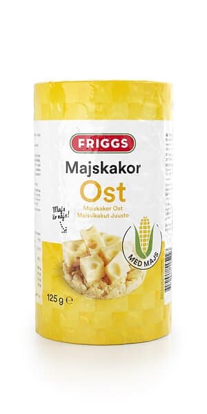 Friggs Majskakor Ost 125g