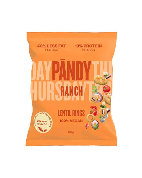 Pändy Lentil Rings Ranch 50g