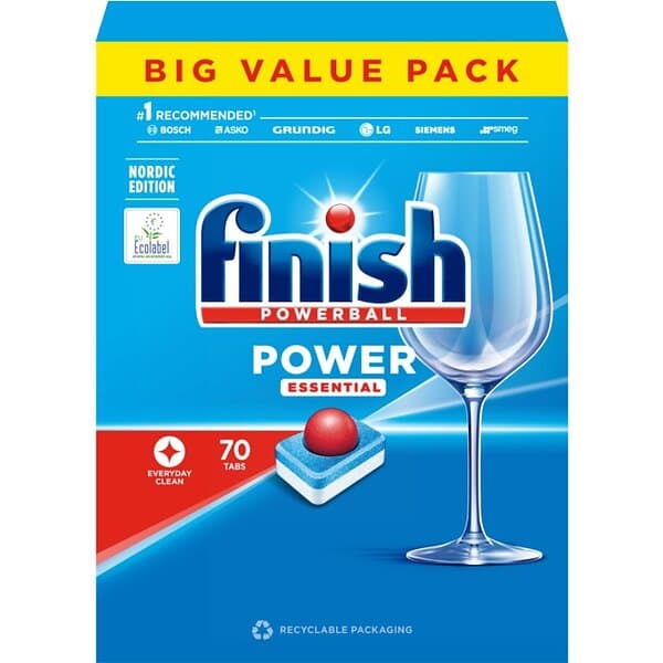 Finish Power Essential diskmaskinstabletter 70 st