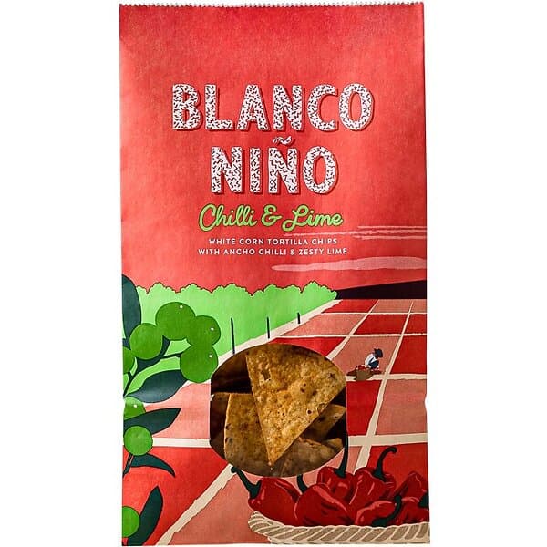 Blanco Niño Tortilla Chips Chili & Lime 170g