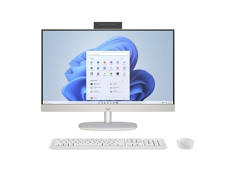 HP All-in-One 24-CR0023NO 24" Ryzen 5 7520U 8GB RAM 512GB SSD