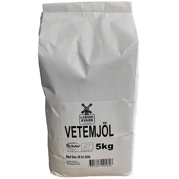 Labans Kvarn Vetemjöl Eko 5kg