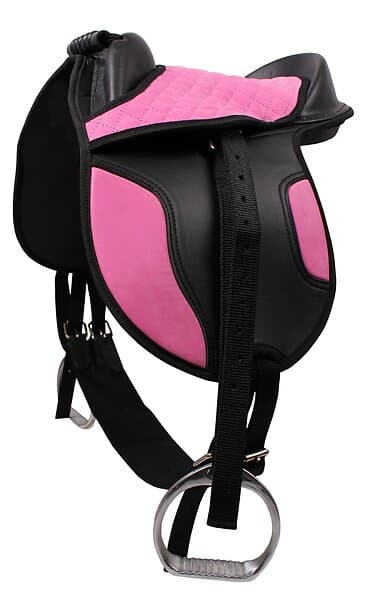QHP Sadel till Shetlandsponny Svart / Rosa