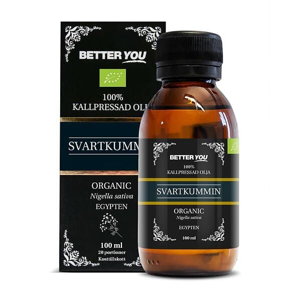 Better You Svartkummin EKO Kallpressad Olja 100ml