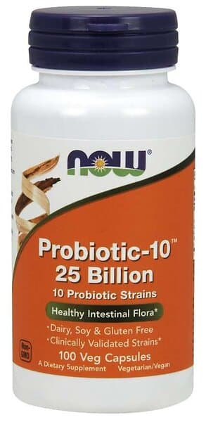 Now Foods NOW Probiotic-10 25 billion 100 vegkapslar