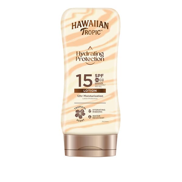 Hawaiian Tropic Silk Hydration Protective Sun Lotion SPF15 180ml