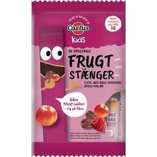 Castus Fruktstång Äpple & Hallon 5x20g