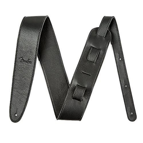 Fender Artisan Leather Strap Black 2,5"