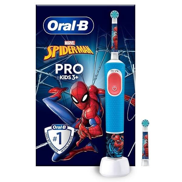 Oral-B Vitality PRO Kids 3+ Spiderman Sensitive Clean