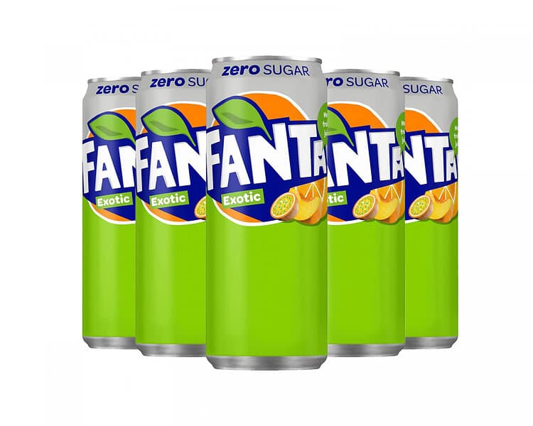 Coca-Cola Fanta Exotic Zero Burk 0,33l 20-pack