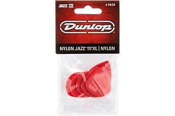 Jim Dunlop 47PXLN Jazz III XL Nylon Pick 6-pack