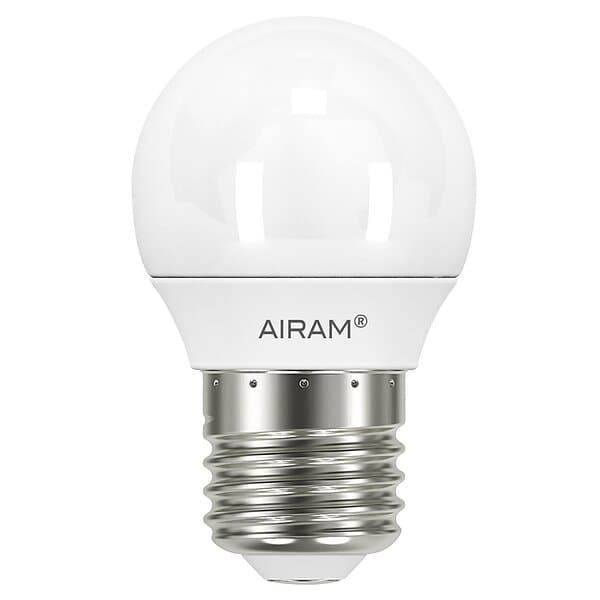 Airam LED Klotlampa 3W E27 250lm 2-pack Vit