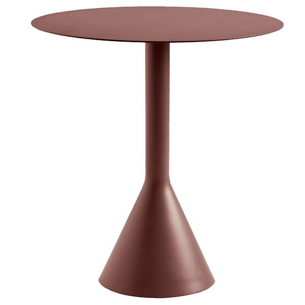 Hay Palissade Cone Bord Ø70 cm, Iron Red Stål