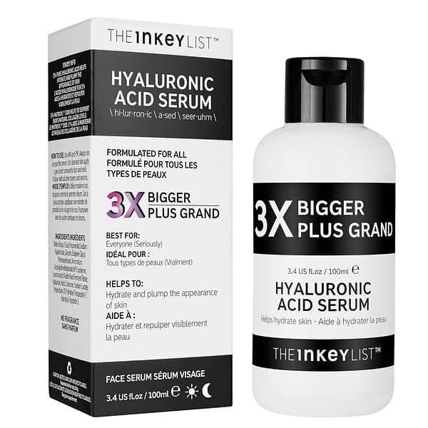 The Inkey List Supersize Hyaluronic Acid Serum 100ml