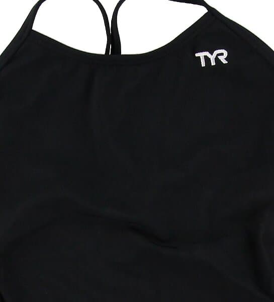 TYR Baddräkt Solid Durafast Cutoutfit (Jr)